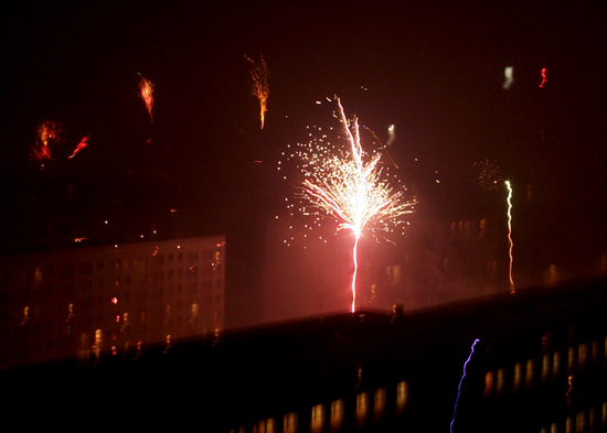 Silvester Feuerwerk 2009 Bild 5