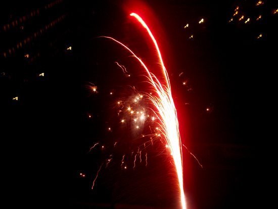 Silvester Feuerwerk 2009 Bild 8