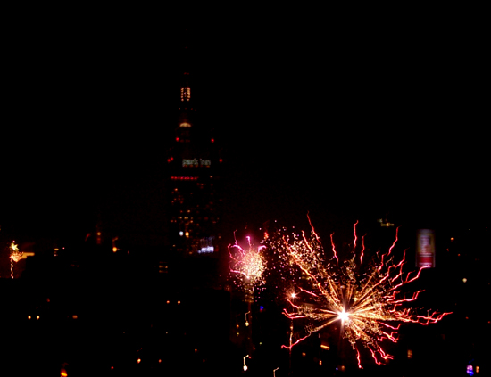 Silvester Feuerwerk 2009 Bild 2