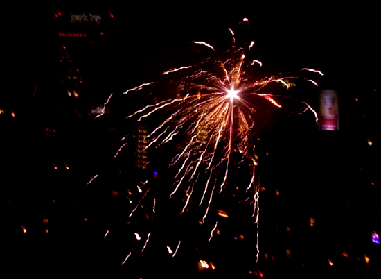 Silvester Feuerwerk 2009 Bild 3