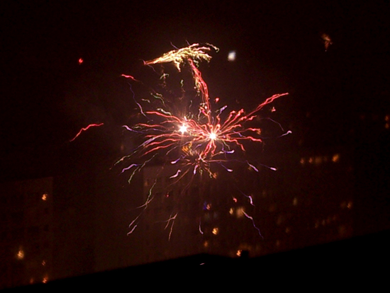 Silvester Feuerwerk 2009 Bild 6