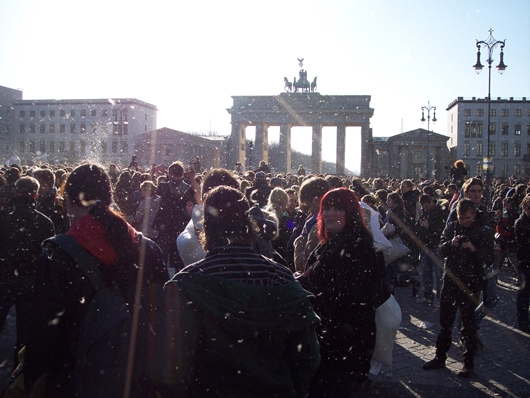 Kissenschlacht am Brandenburger Tor 2011 Bild 8