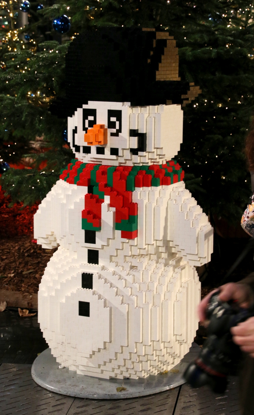 Schneemann aus Lego