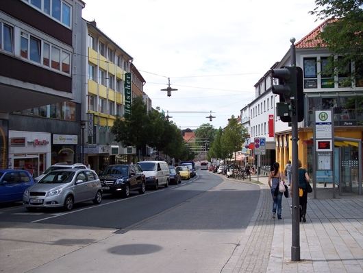Schuhstraße Richtung Norden